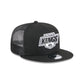 Los Angeles Kings Black 9FIFTY Trucker Hat