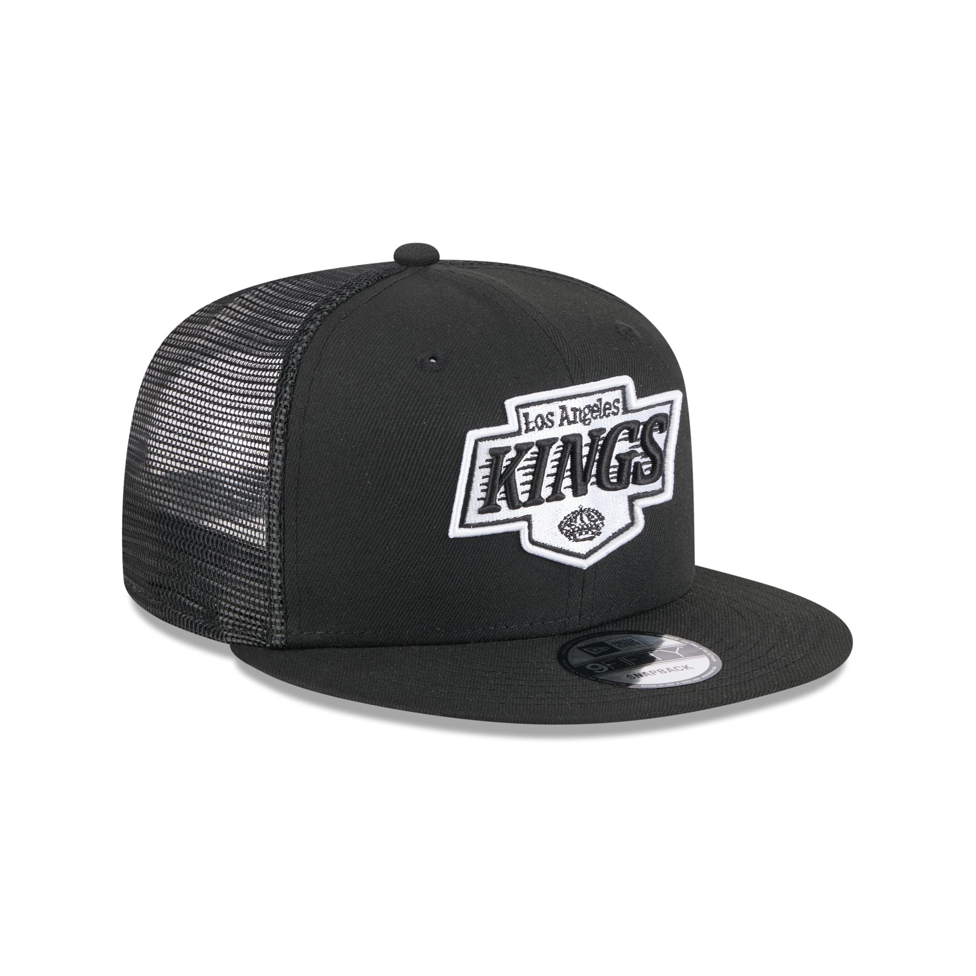 Los Angeles Kings Black 9FIFTY Trucker Hat