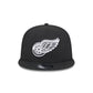 Detroit Red Wings Black 9FIFTY Trucker Hat