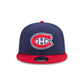 Montreal Canadiens Red Visor 9FIFTY Snapback Hat