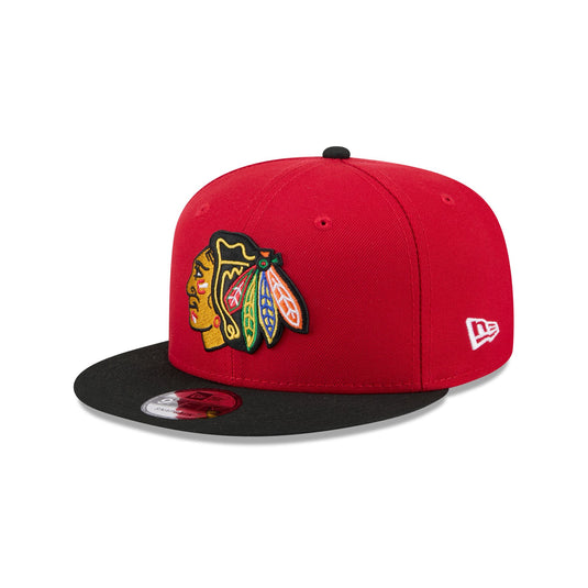 Chicago Blackhawks Red 9FIFTY Snapback Hat - New Era Cap