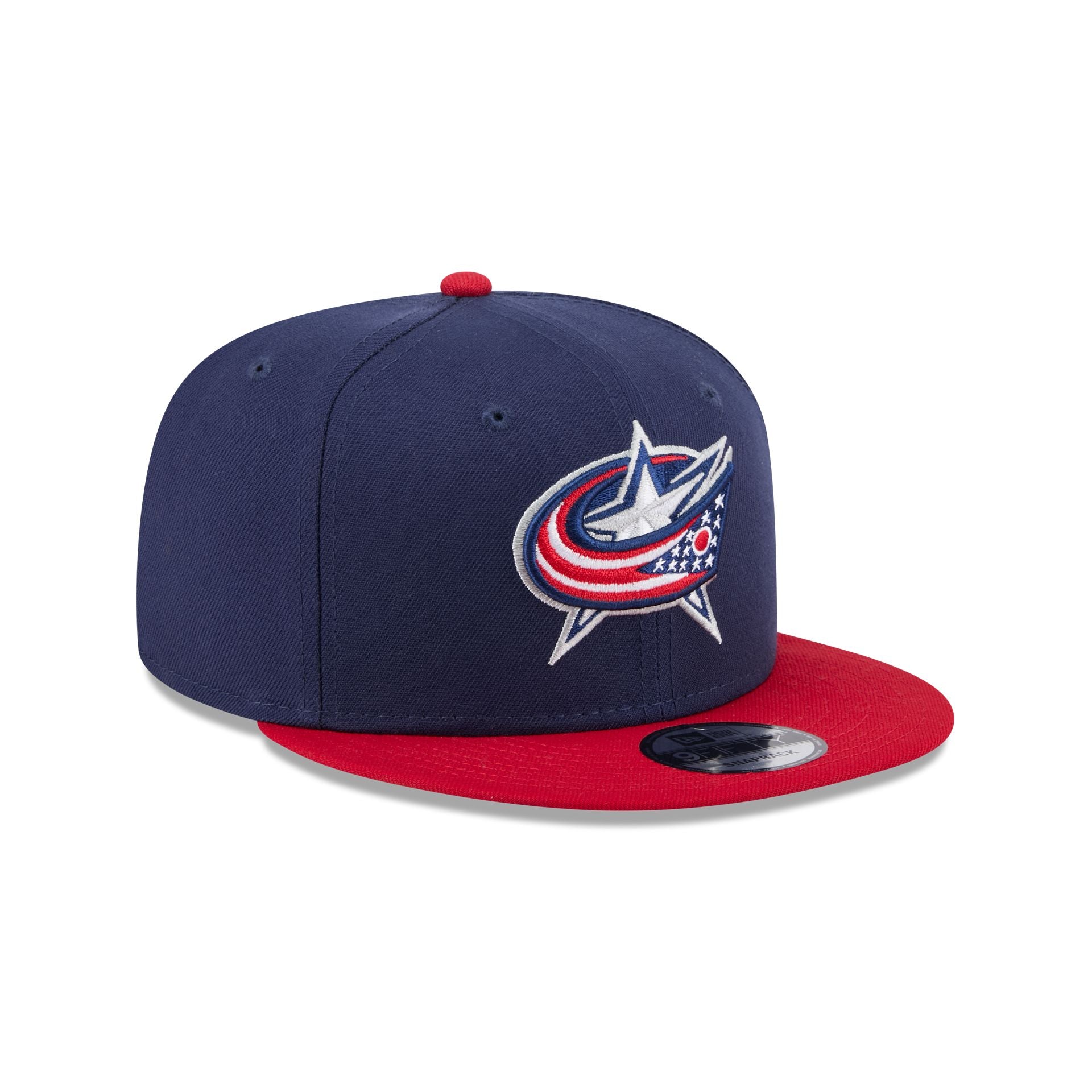 Columbus Blue Jackets Red Visor 9FIFTY Snapback Hat