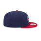 Columbus Blue Jackets Red Visor 9FIFTY Snapback Hat