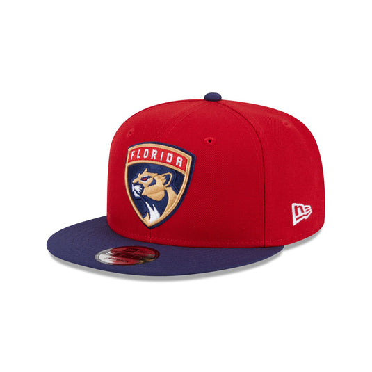 Florida Panthers Navy Visor 9FIFTY Snapback Hat - New Era Cap