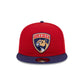 Florida Panthers Navy Visor 9FIFTY Snapback Hat