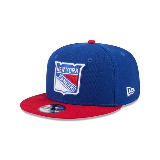 New York Rangers Red Visor 9FIFTY Snapback Hat - New Era Cap