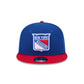 New York Rangers Red Visor 9FIFTY Snapback Hat