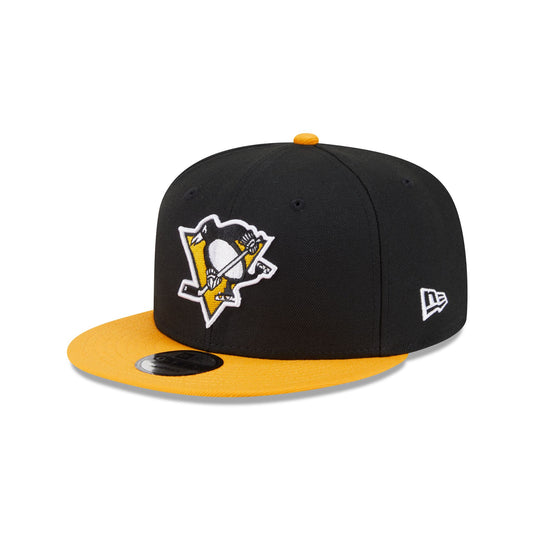 Pittsburgh Penguins Black 9FIFTY Snapback Hat - New Era Cap