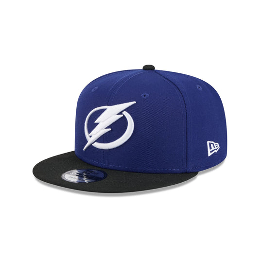 Tampa Bay Lightning Black Visor 9FIFTY Snapback Hat - New Era Cap