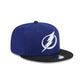 Tampa Bay Lightning Black Visor 9FIFTY Snapback Hat