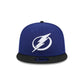 Tampa Bay Lightning Black Visor 9FIFTY Snapback Hat