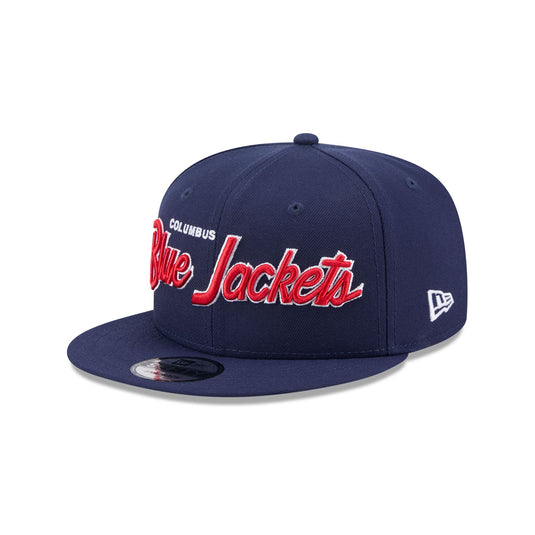 Columbus Blue Jackets Script 9FIFTY Snapback Hat - New Era Cap