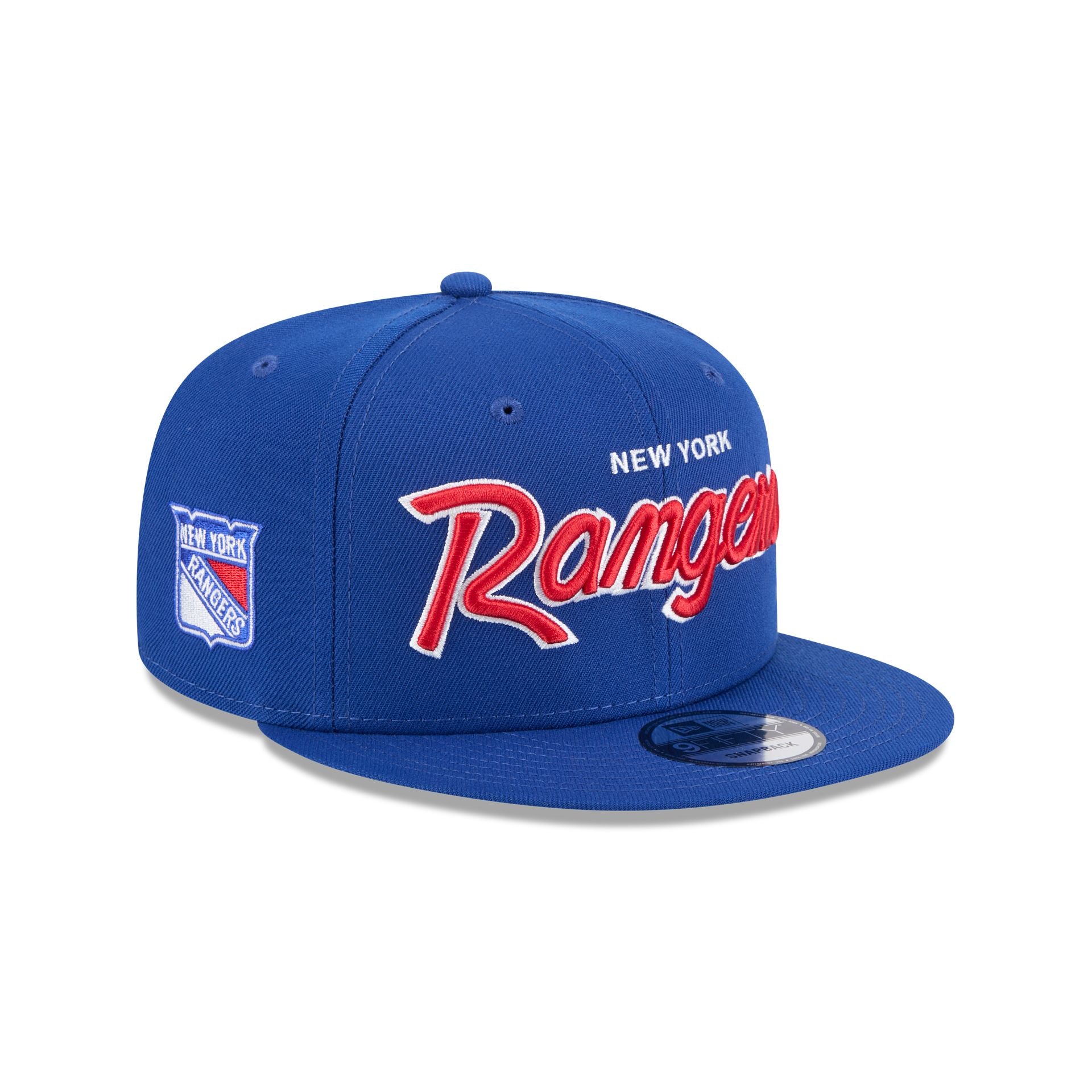 New York Rangers Script 9FIFTY Snapback Hat – New Era Cap