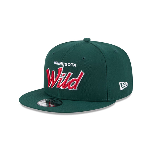 Minnesota Wild Script 9FIFTY Snapback Hat - New Era Cap