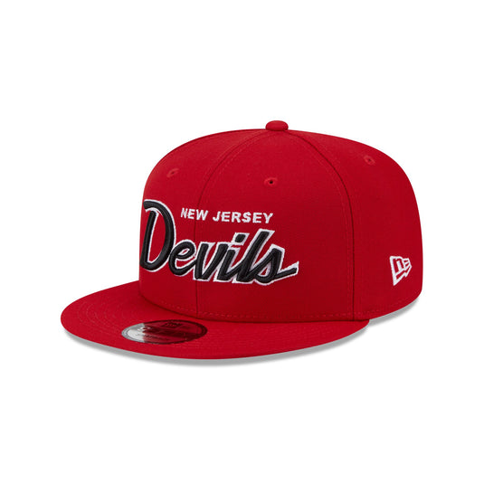 New Jersey Devils Script 9FIFTY Snapback Hat - New Era Cap