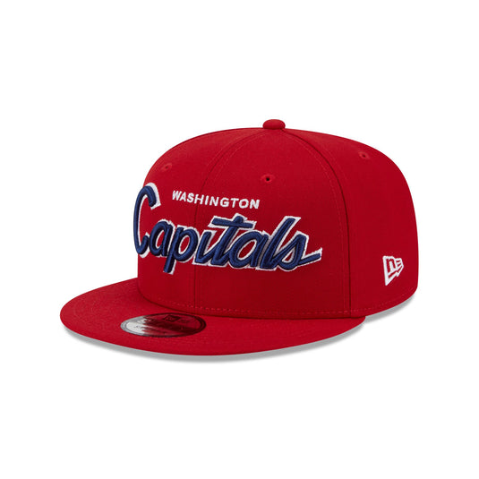 Washington Capitals Script 9FIFTY Snapback Hat - New Era Cap