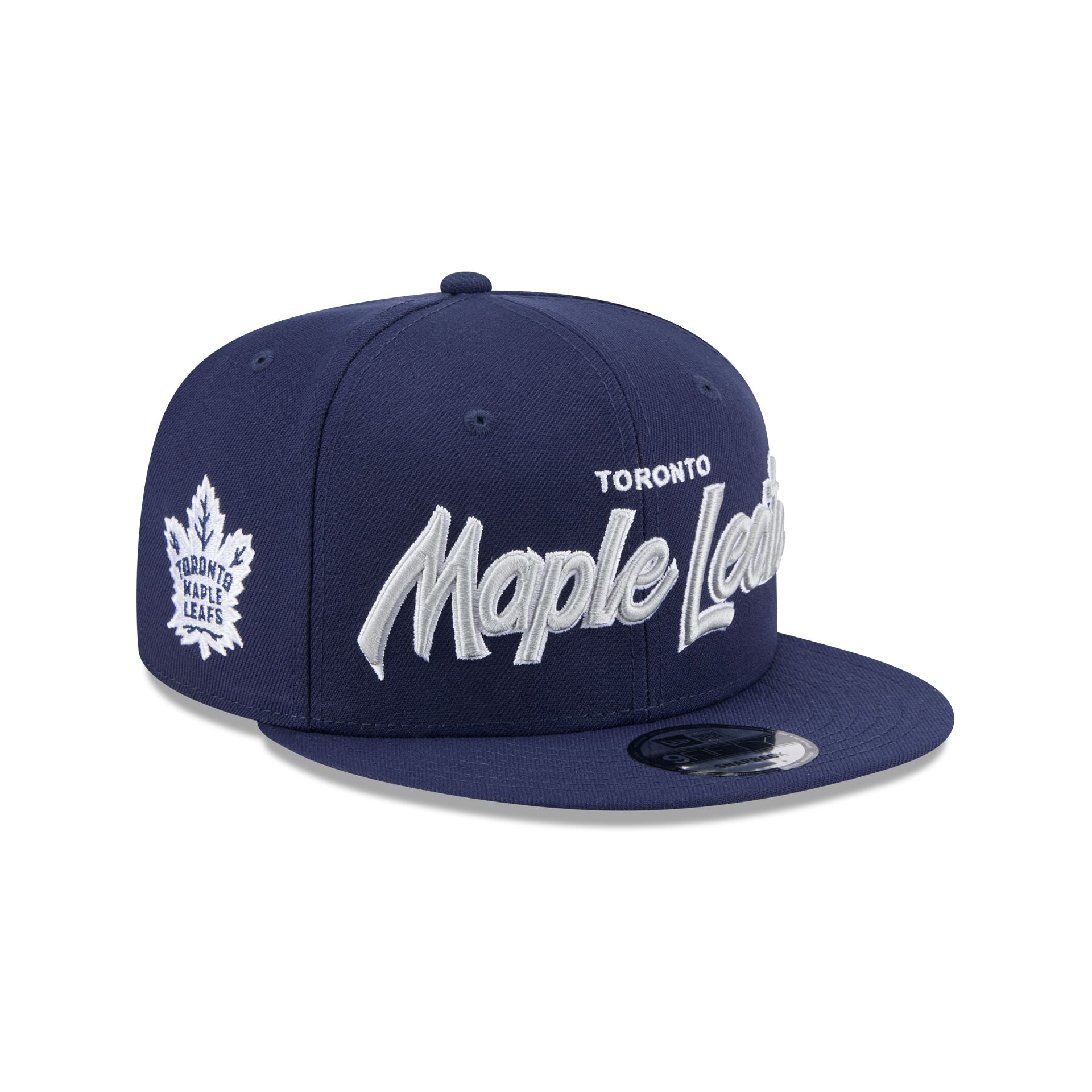 Toronto Maple Leafs Script 9FIFTY Snapback Hat – New Era Cap