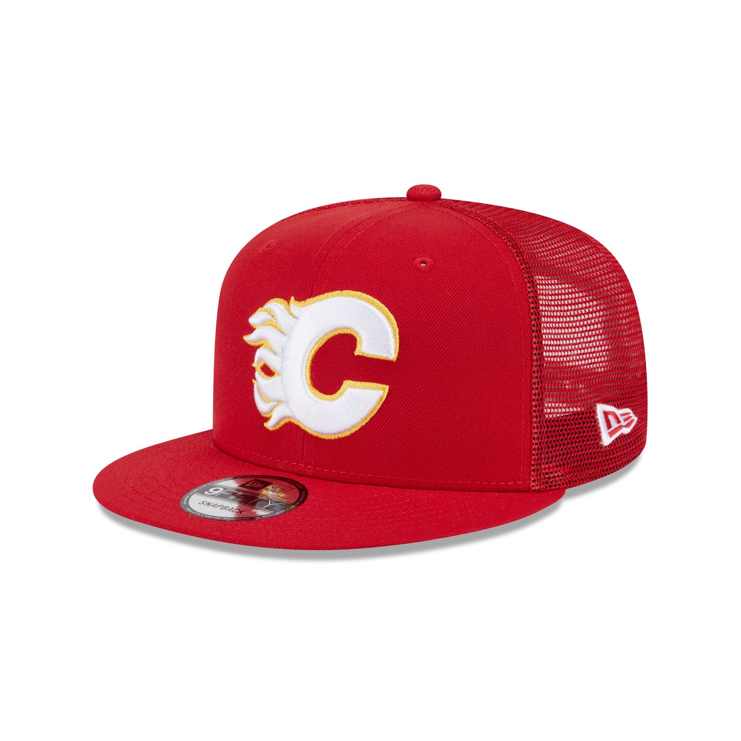 Calgary Flames Team Tag 9FIFTY Trucker Hat