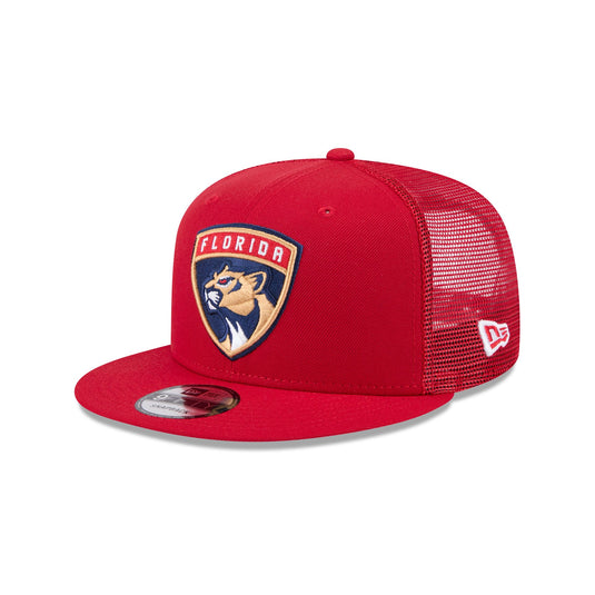 Florida Panthers Team Tag 9FIFTY Trucker Hat - New Era Cap