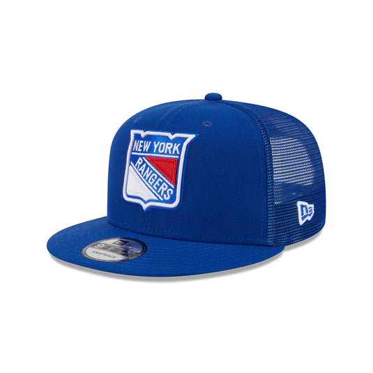 New York Rangers Team Tag 9FIFTY Trucker Hat - New Era Cap