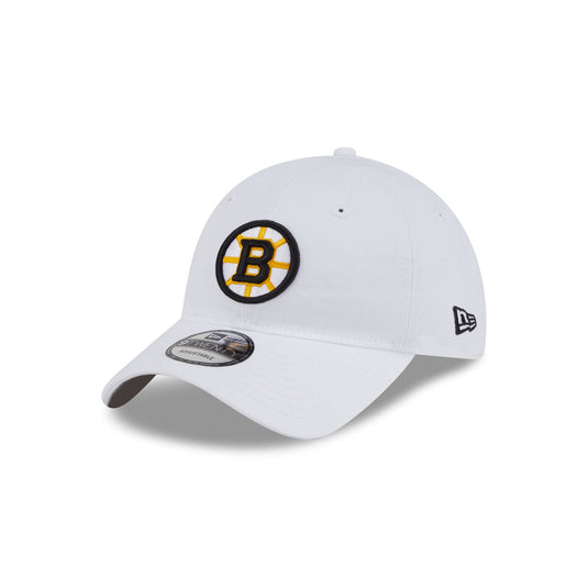Boston Bruins White 9TWENTY Adjustable Hat - New Era Cap