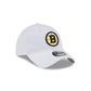Boston Bruins White 9TWENTY Adjustable Hat