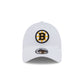 Boston Bruins White 9TWENTY Adjustable Hat