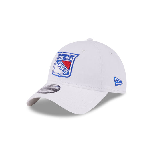 New York Rangers White 9TWENTY Adjustable Hat - New Era Cap