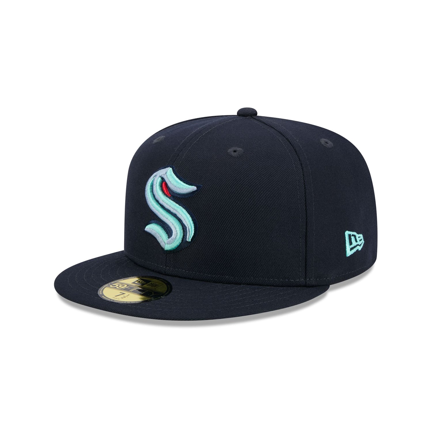 Seattle Kraken Rear Wordmark 59FIFTY Fitted Hat
