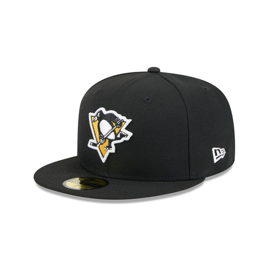 Pittsburgh Penguins Rear Wordmark 59FIFTY Fitted Hat - New Era Cap
