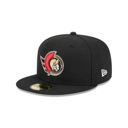 Ottawa Senators Rear Wordmark 59FIFTY Fitted Hat - New Era Cap