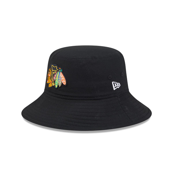 Chicago Blackhawks Black Bucket Hat – New Era Cap