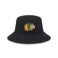 Chicago Blackhawks Black Bucket Hat Hat
