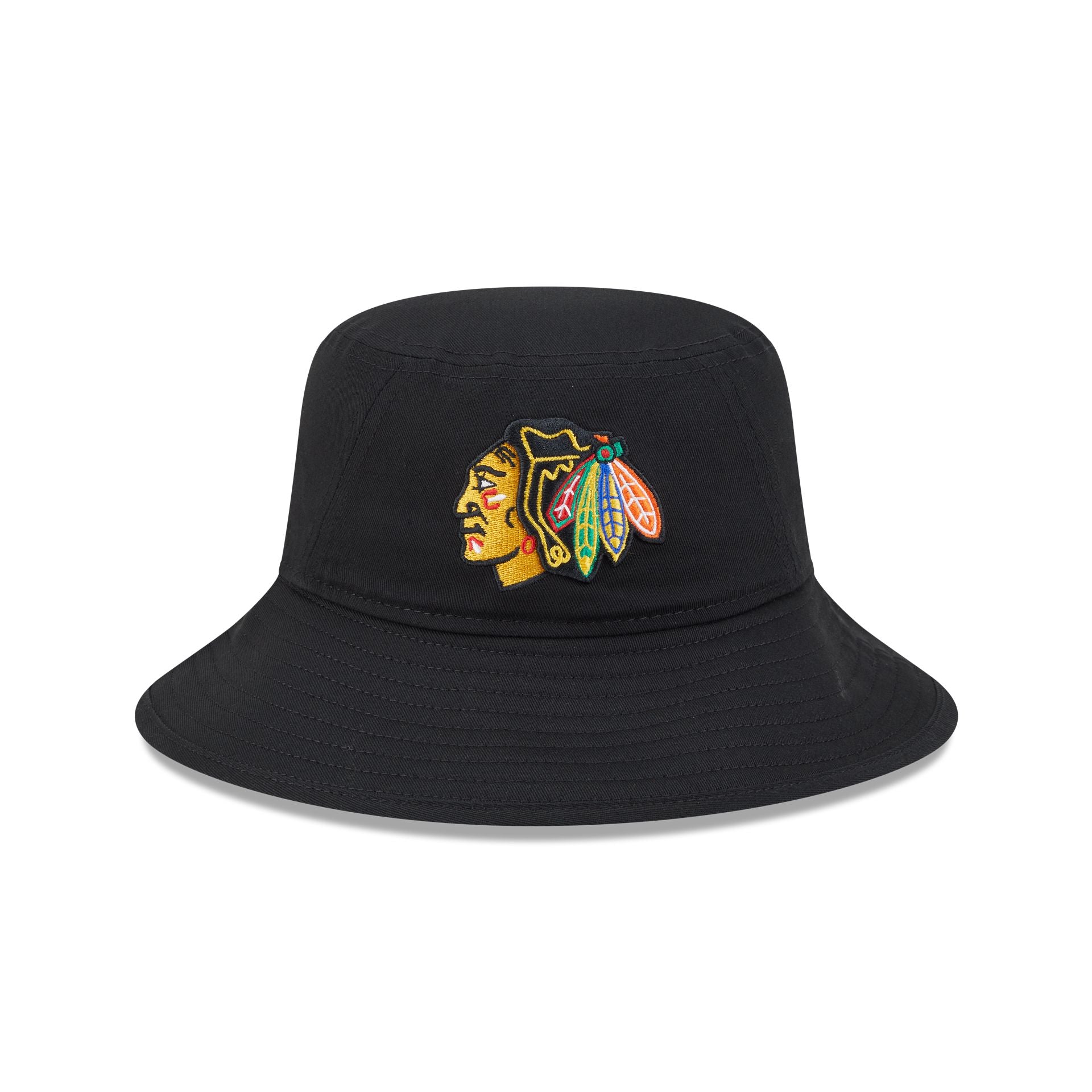 Chicago Blackhawks Black Bucket Hat Hat