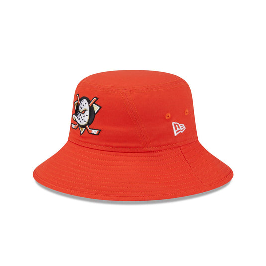 Anaheim Ducks Orange Bucket Hat Hat - New Era Cap