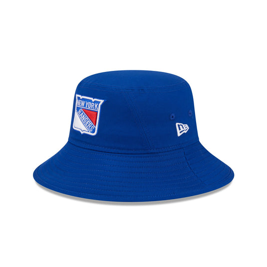 New York Rangers Blue Bucket Hat Hat - New Era Cap