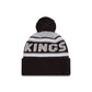Los Angeles Kings Stripe Wordmark Pom Knit Hat
