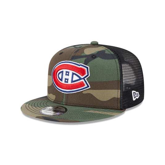 Montreal Canadiens Camo 9FIFTY Trucker Hat - New Era Cap