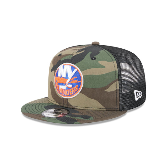 New York Islanders Camo 9FIFTY Trucker Hat - New Era Cap