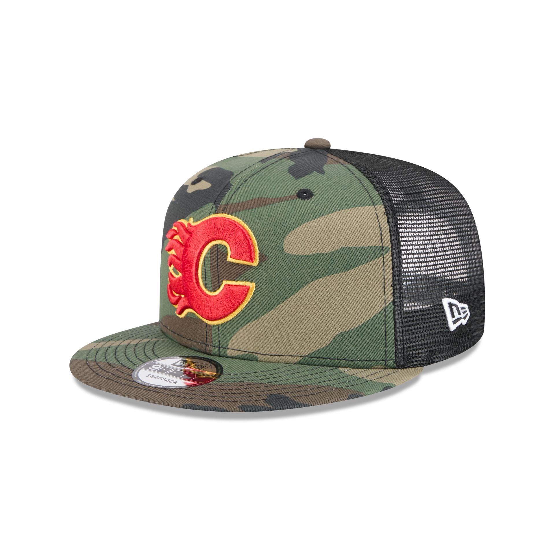 Calgary Flames Camo 9FIFTY Trucker Hat – New Era Cap