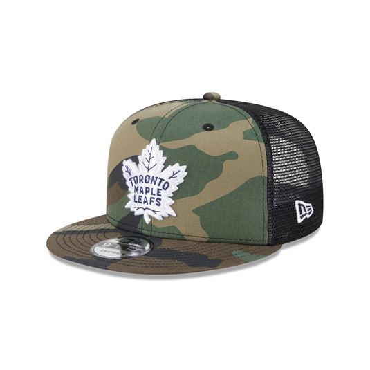 Toronto Maple Leafs Camo 9FIFTY Trucker Hat - New Era Cap