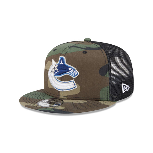 Vancouver Canucks Camo 9FIFTY Trucker Hat - New Era Cap