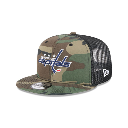 Washington Capitals Camo 9FIFTY Trucker Hat - New Era Cap