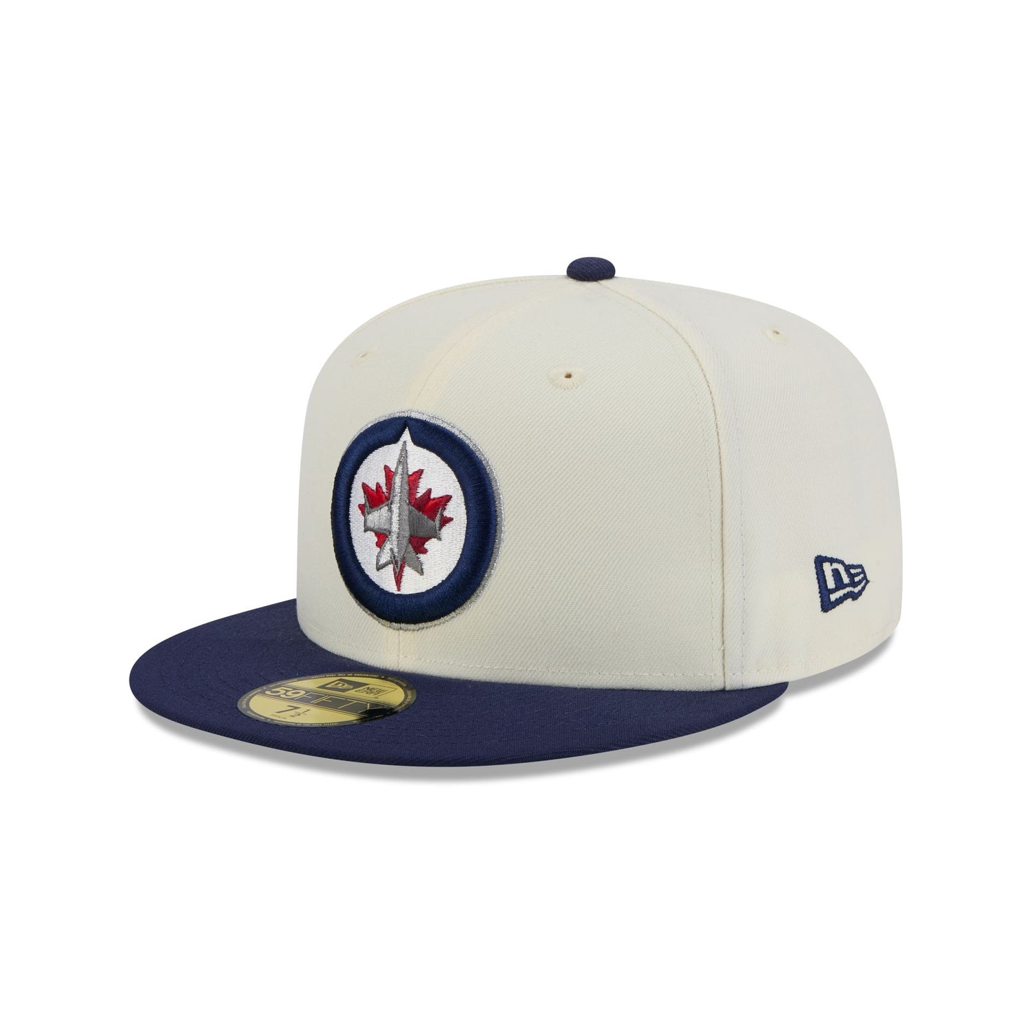 Winnipeg Jets Chrome White 59FIFTY Fitted Hat