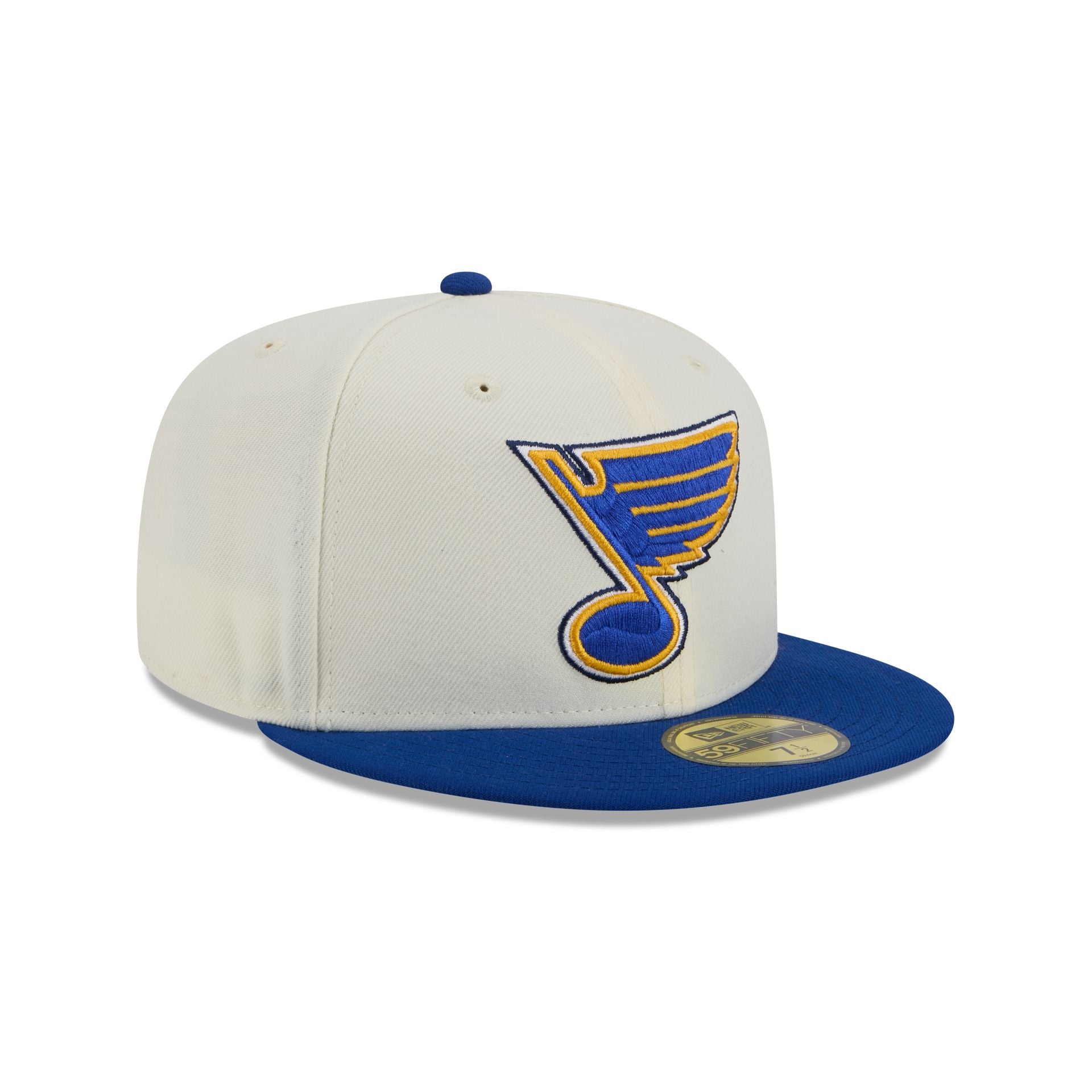 St. Louis Blues Chrome White 59FIFTY Fitted Hat