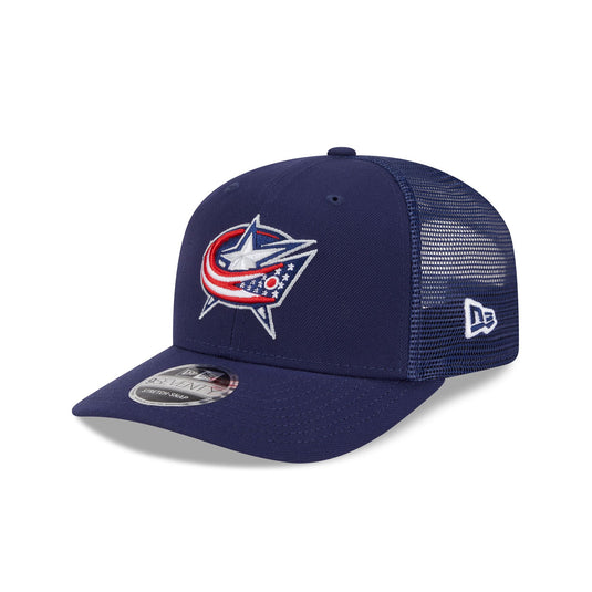 Columbus Blue Jackets Simple 9SEVENTY Trucker Hat - New Era Cap