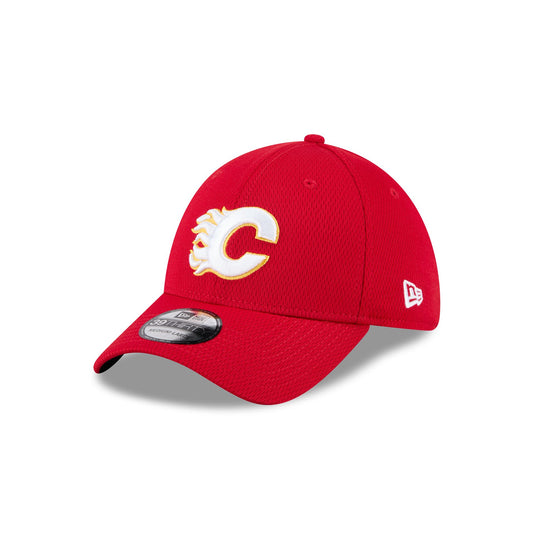 Calgary Flames Red 39THIRTY Stretch Fit Hat - New Era Cap