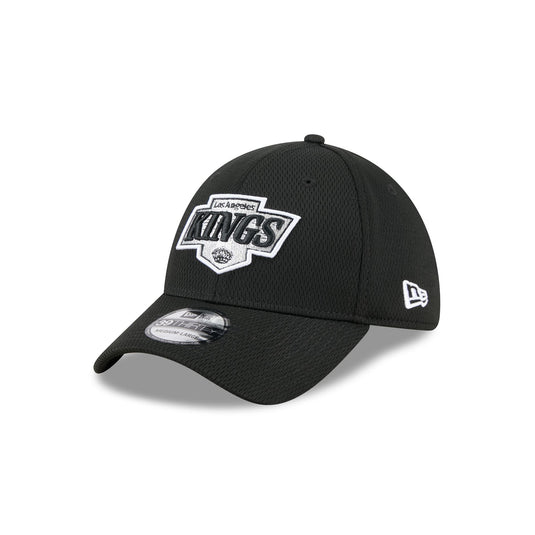 Los Angeles Kings Black 39THIRTY Stretch Fit Hat - New Era Cap