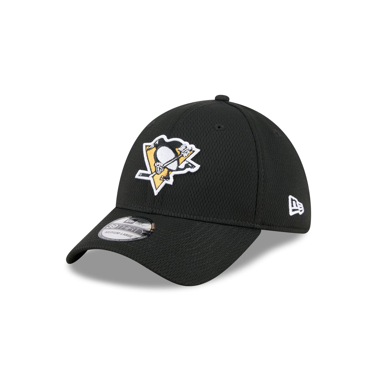 Pittsburgh Penguins Black 39THIRTY Stretch Fit Hat