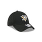 Pittsburgh Penguins Black 39THIRTY Stretch Fit Hat